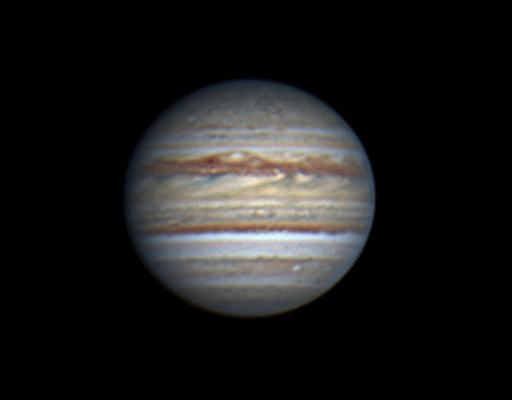 Jupiter 2018-08-12 from 2128 to 2154 UT